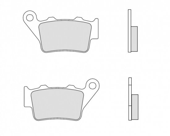 Brzdové obloženie BREMBO 07BB0265 GENUINE