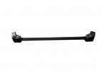 Bar and two-screw clamp kit for handlebar ACCOSSATO diameter 22 mm, lenght 200 mm čierna