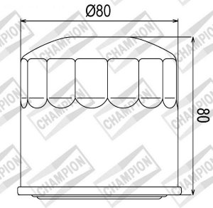 Olejový filter CHAMPION COF102
