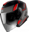 Otvorená helma JET AXXIS MIRAGE SV ABS damasko red matt M