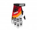 Motokrosové rukavice YOKO TWO čierno/bielo/červené L (9)
