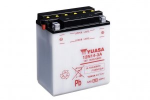 Conventional 12V battery with acid YUASA