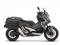 Kompletná sada bočných čiernych hliníkových kufrov SHAD TERRA BLACK , 36L/36/ bočné kufre, vrátane m SHAD HONDA X-ADV 750