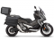 Kompletná sada čiernych hliníkových kufrov SHAD TERRA BLACK , 37 litrov vrchný kufor, 36/36 litrov b SHAD HONDA X-ADV 750