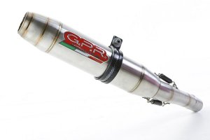 Koncovka výfuku Slip-on GPR DEEPTONE Brushed Stainless steel including removable db killer and link pipe