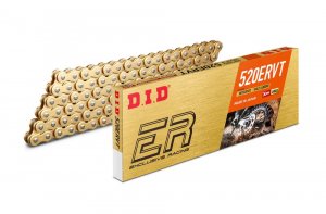 Závodný reťaz enduro D.I.D Chain 520ERVT 120 L zlatá/zlatá