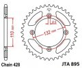 Hliníková reťazová rozeta JT JTA 895-50 50T, 428