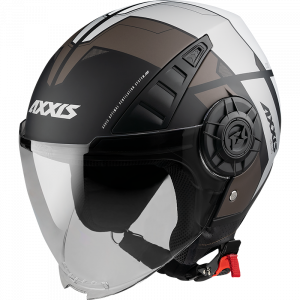 Otvorená helma JET AXXIS METRO ABS metro B2 lesklá šedá L