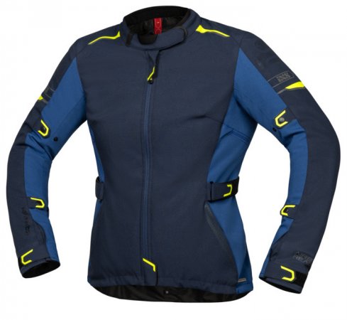 Tour women's jacket iXS X56053 LANE-ST+ blue-light blue-fluo yellow DS